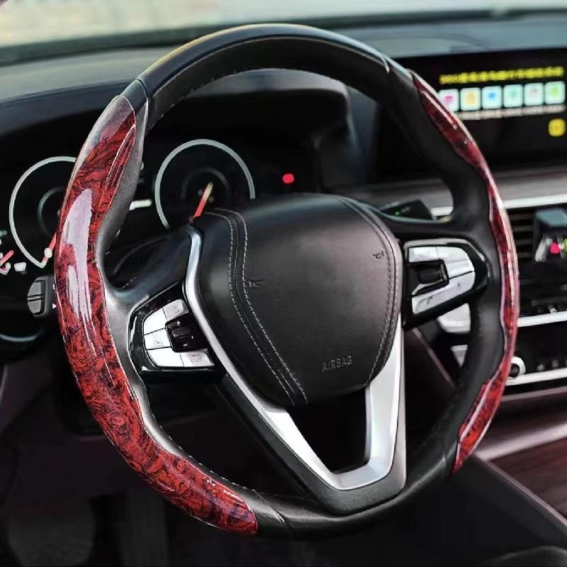 Non-slip Steering Wheel Cover Car Universal Interior Accessories Fashion Protective Cover