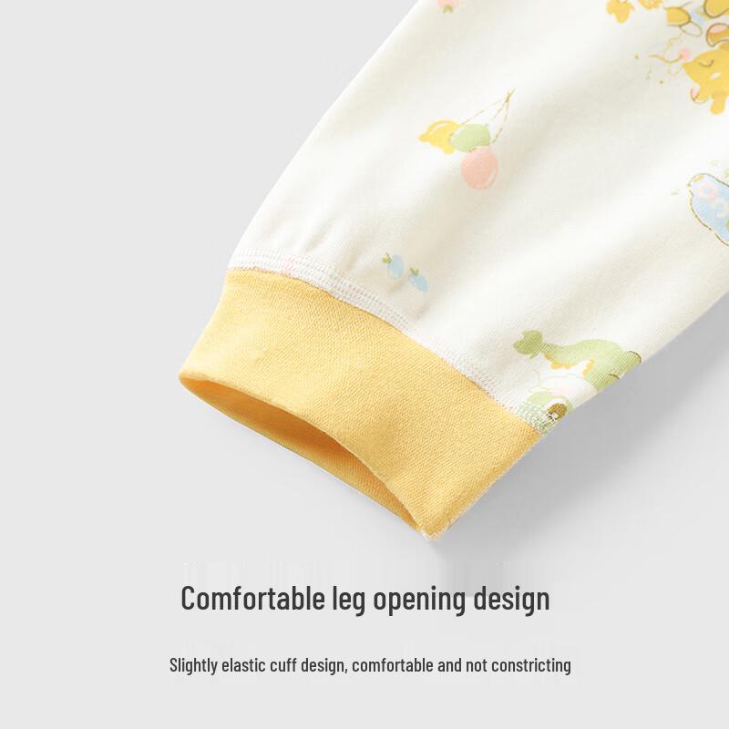 Youqi Baby High-Waisted Cotton Pants