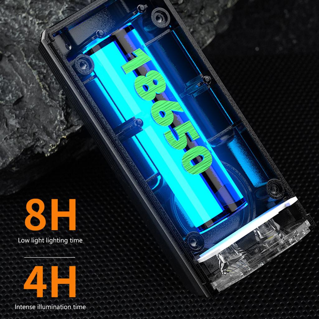 Mountain Bike Front Light Solar Rechargeable Bicycles Headlight Bright LED Bike Light Cycling Accessories Enduring