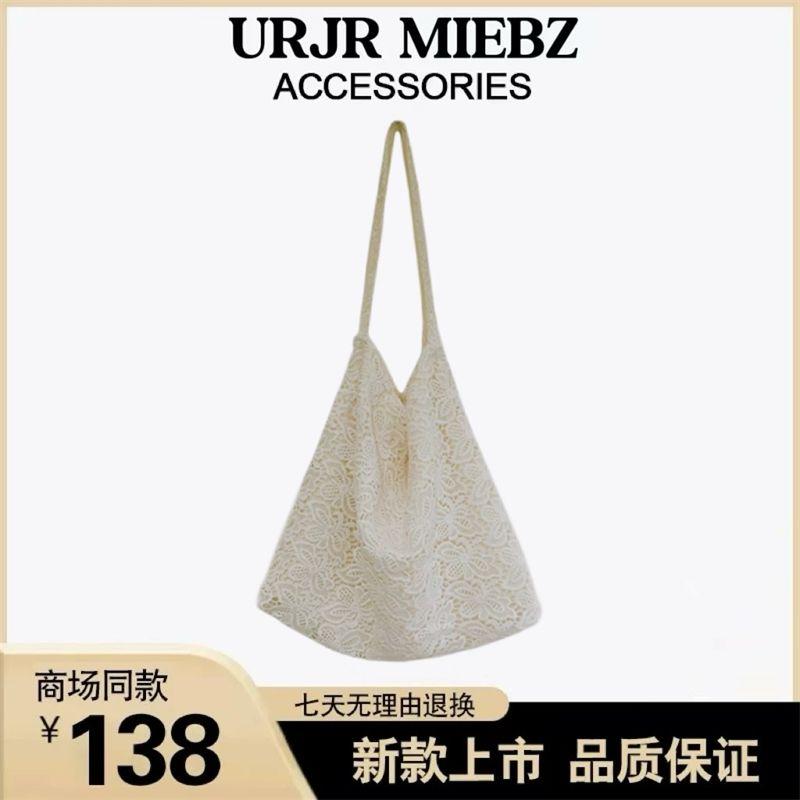 

Women s Bag 2025 New Shoulder Bag Pastoral Lace Bag Summer Fairy Canvas Bag Large Capacity Versatile Tote Bag White