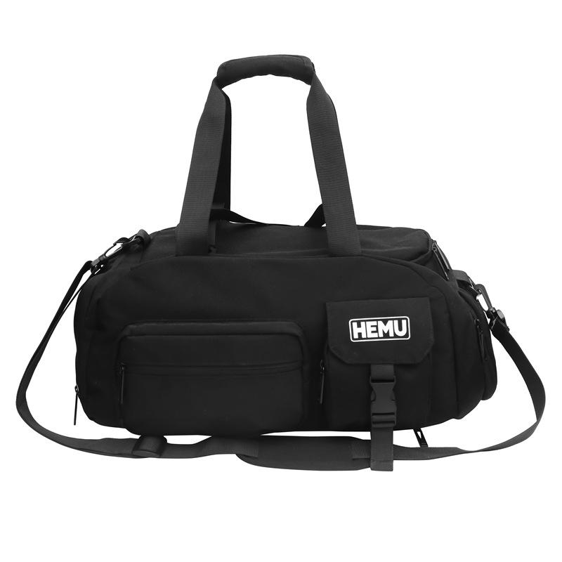 

Gym bag men s wet and dry separation training sports crossbody bag short distance luggage bag large capacity backpack women s travel bag чорний