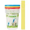 Skater Tumbler with Straw 3 Pieces 320ml Pikmin Made In Japan SIH3ST-A