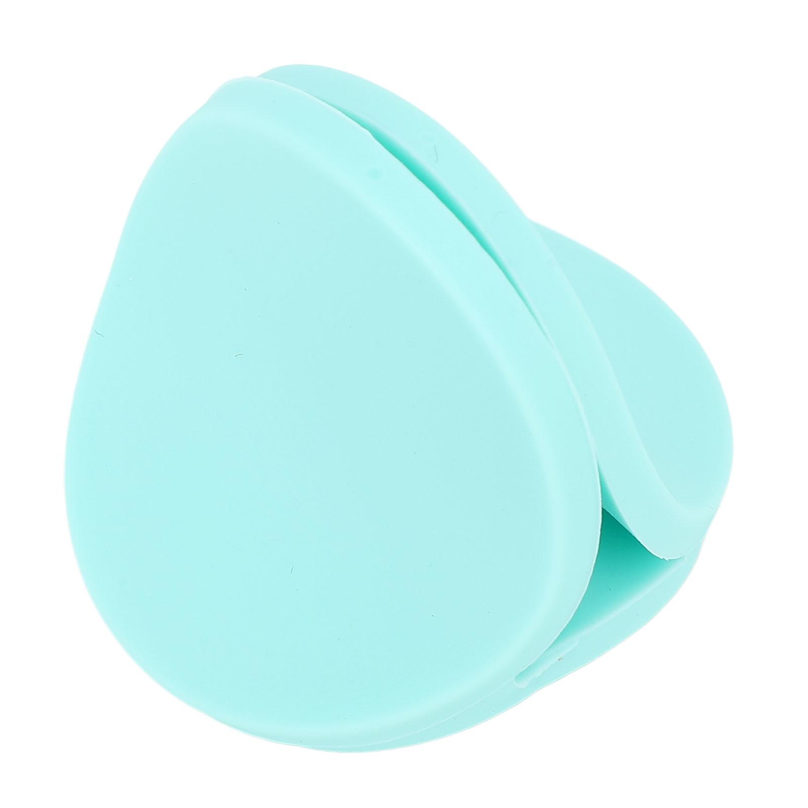 

Cute Card Memo Holder Sealing Clip Silicone Tabletop Photo Display Clip Stand for Picture Paper зелений