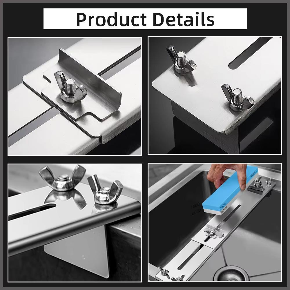 Brousící kámen Ořezávátko na nože Vodní kámen Talíř Broušení Dřevěné uhlí Kámen Základna Vodítko úhlu Nastavitelné brousící kameny Držák na most do dřezu