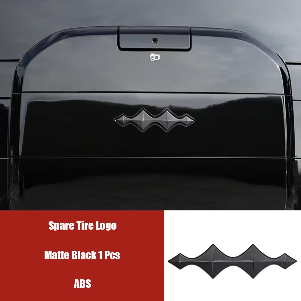 For BYD Leopard 8 Car Logo Decoration Stickers Blackened Front And Rear Logos Front And Rear Logos Modified Car Accessories
