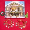 Christmas Surprise Bracelet Set 24 Grid Festive Designs Cartoon Decoration Blind Box with Santa Snowflakes