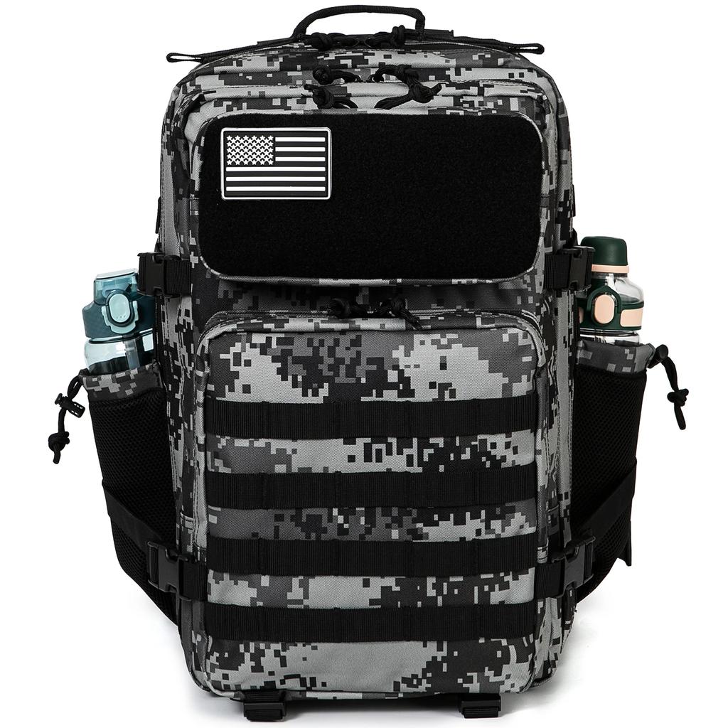 45L Molle Taktischer Rucksack für Männer und Frauen Outdoor Camping Wandern Survival Rucksack Große Kapazität Reise Jagdtasche