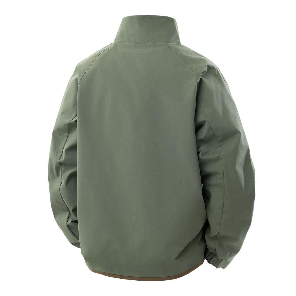 Trendy Men's Stand Collar Plus Size Street Style Jacket - Spring/Autumn Collection