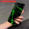 2DFlat Samsung phone case Neon Green Geometric Grid Phone Case Applicable to Galaxy S22 S23 S24 S25ULTRA S26 A12 A13 A14 A15 A16