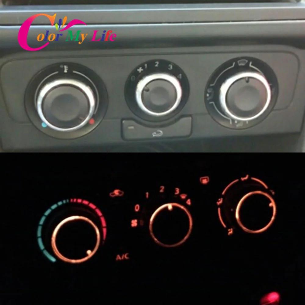 3Pcs/Set Air Condition Heat Control Switch Knob for Skoda Superb Octavia MK1 2007-2013 AC Knobs Car Accessories