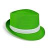 Unisex Green Irish Hat White Ribbon Patricks Day Festival Hat for Men Women Patricks Day Parties Festival Celebration