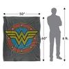 Wonder Woman Vintage Logo Blanket