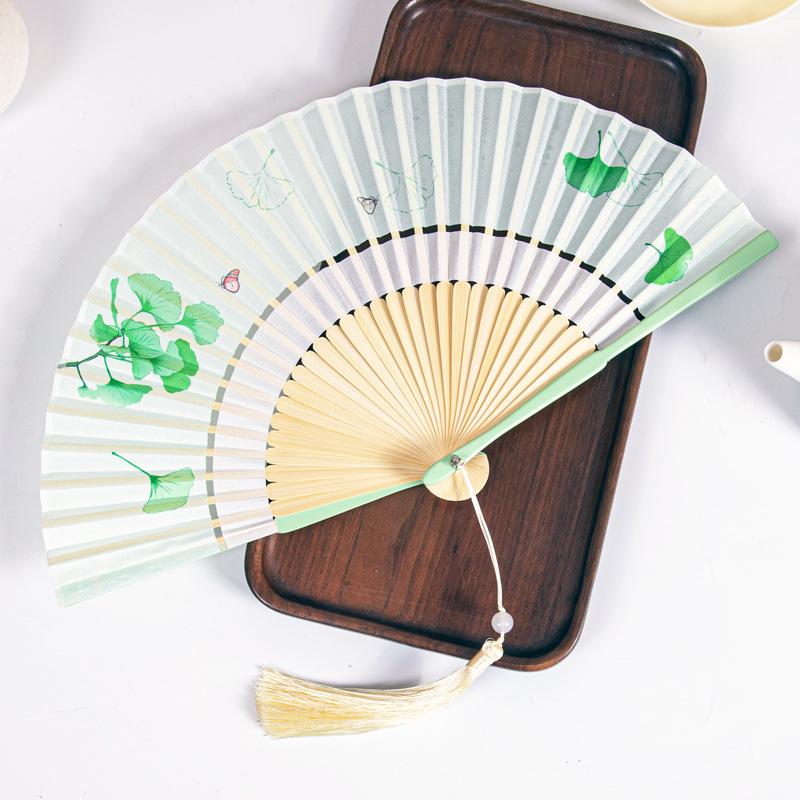 Gradient Cheongsam Style Hanfu Dance Folding Fan