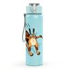 1PC Swinging Monkey Cartoon 750ml Color Plastic Sports Water Bottle Leakproof Flip Straw Lid Suitable for Sports Office Home Use