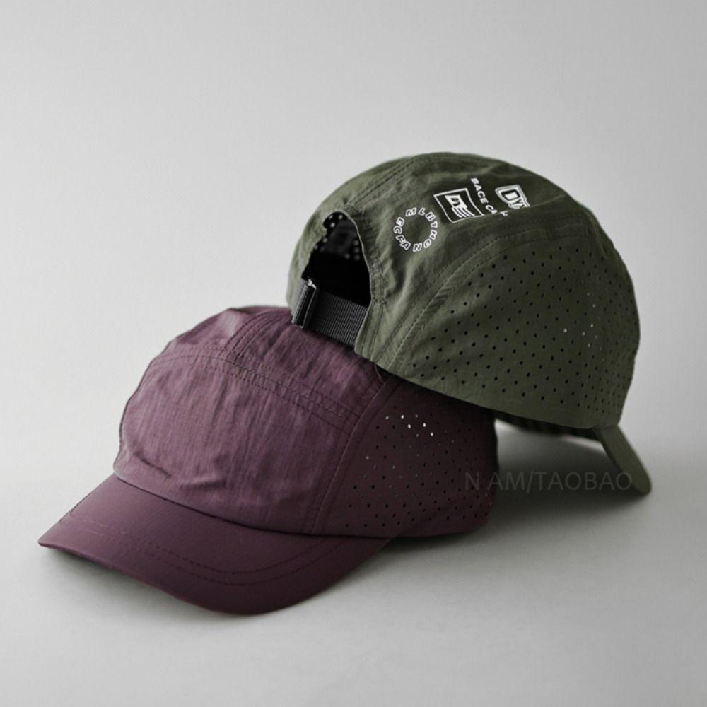 With Breathable Mesh Thin Sun Protection Hats Short Brim Summer Mountaineering Caps  Holiday