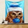 Beach Blanket Living Room Decoration Bedroom Background Cloth Santa Red Riding Hood Gnome Cute Tapestry Wall Hanging