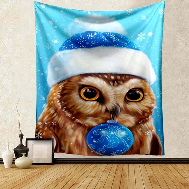 Beach Blanket Living Room Decoration Bedroom Background Cloth Santa Red Riding Hood Gnome Cute Tapestry Wall Hanging