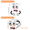Ms9028-Yj Fun Expression Wall Sticker Refrigerator Sticker Background Room Bedroom Decorative Wall Sticker Large Quantity Can Be Negotiated