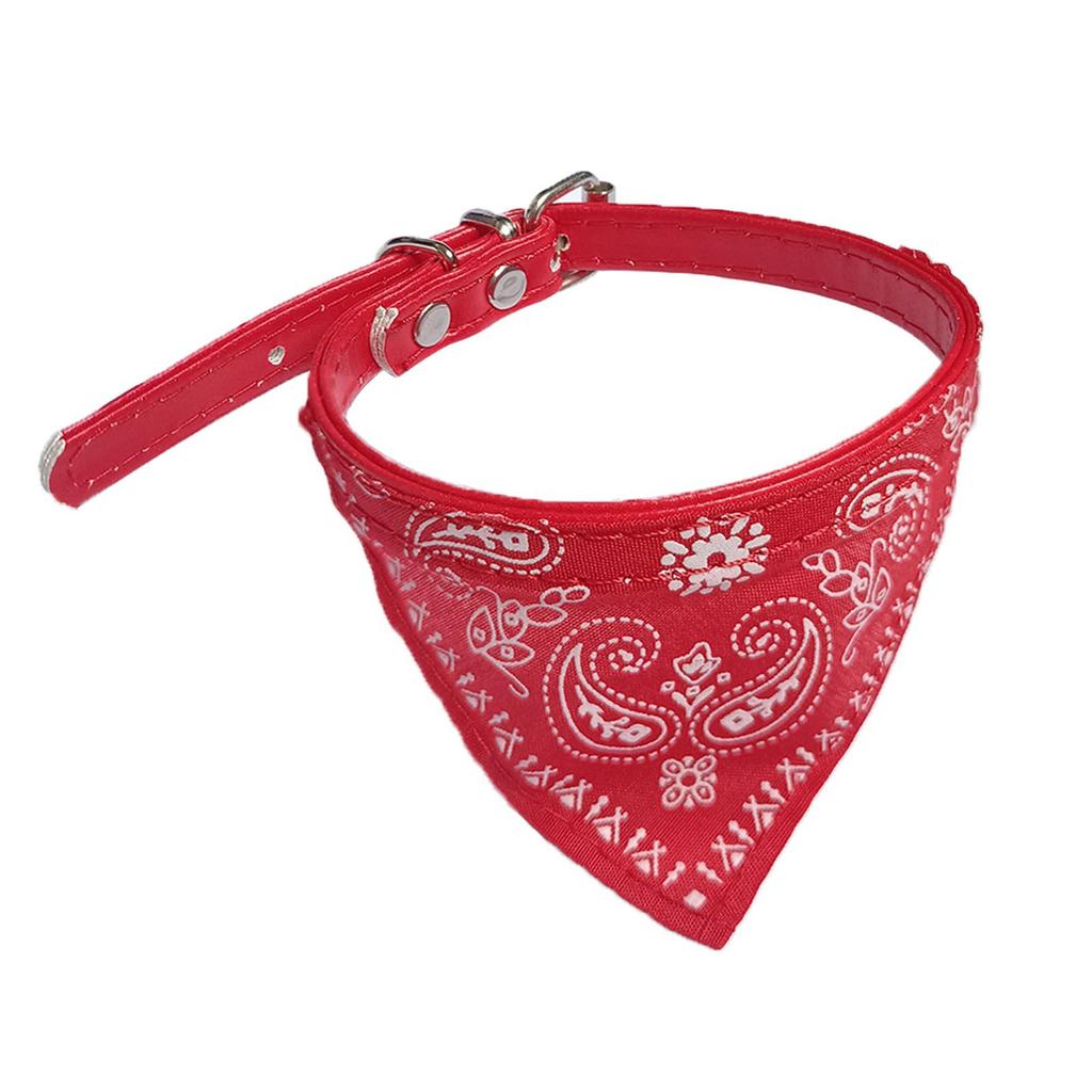 Adjustable Pet Dog Puppy Neck Scarf Bandana Collar Neckerchief Green