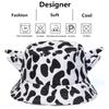 Fisherman Bucket Print Cow Cute Personality Neutral Gender Women  Men For Caps Fisherman Hats Fishermen Caps Outdoor Casual Cap Sunscreen Hat