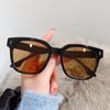 Large Square Celebrity-Style Sunglasses: Unisex Fashion for Driving and Travel
