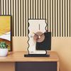 Modern Table Clock Sturdy Birthday Gift Decorative for Bedside Shelf Bedroom