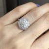 Lindon Classic Ring For Women With Round Shape Zircon Wedding Party Gift  Size 6-10