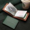 Men's Leather Dual Card Holder & Driving License Sleeve