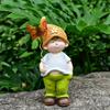 Set of 3 Butterfly Boy Garden Decoration Indoor Outdoor Garden Landscape Statue