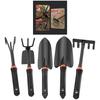 Carbon Steel Digging Tool Set Nonslip Rubber Coated Handles Suitable For Transplanting Flowers And Vegetables