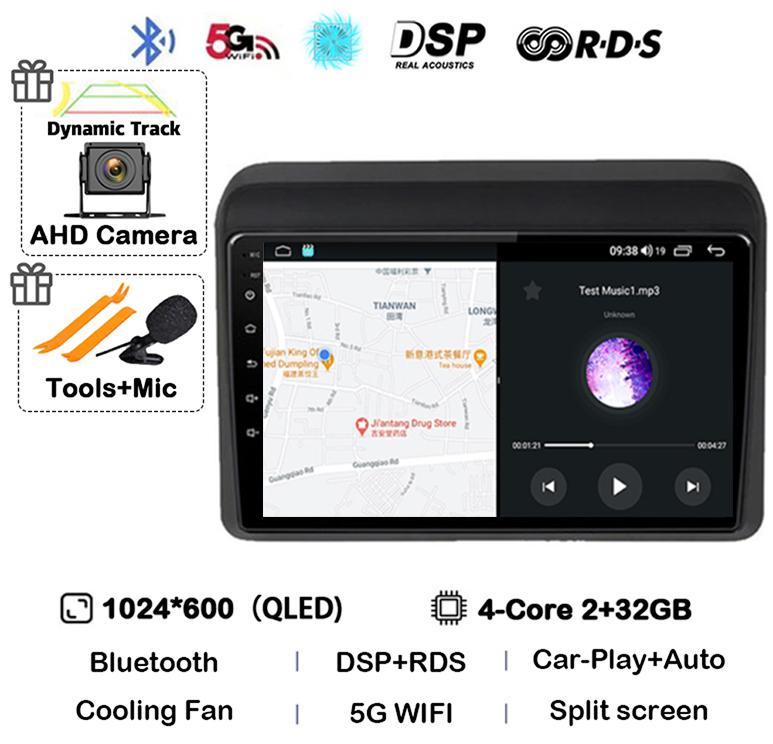 

Android 14 Carplay Auto Stereo For Suzuki ERTIGA 2018 2019 2020 Car Radio Multimedia Video Player Car GPS 2 Din DVD 360 Camera