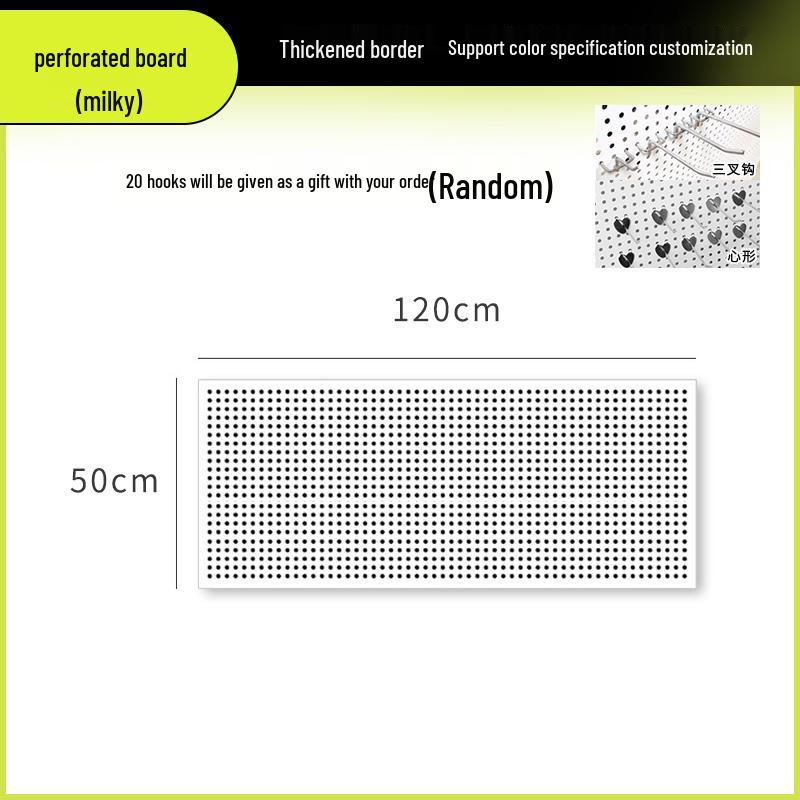 Wandmontiertes Lochplatten-Aufbewahrungsregal für Schmuck, Werkzeuge und Zubehör