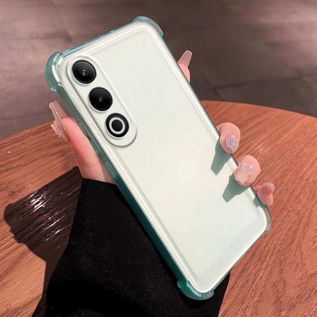 Case for Vivo V70 FE Shockproof Airbag Bumper Casing Frosted Translucent Cover
