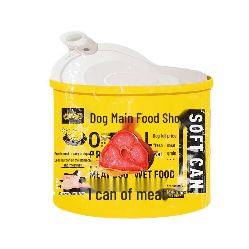 Chicken & Beef Wet Dog Food: Nutrient-Rich Soft Canned Meal for Hydration
