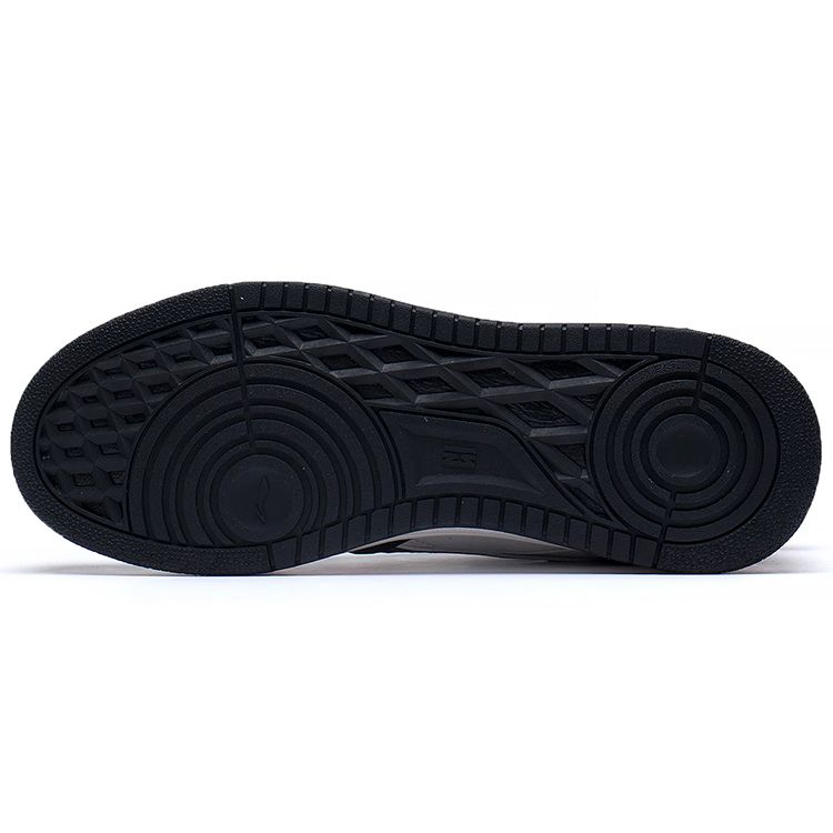 Li-Ning San Yuan High 3M - Black White Men Sneakers Grey AGCS241-1