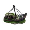 Tank Decor Fish Rest Landscaping Accessories Submarine Ornaments Fish Tank Landscape Sunken Ship