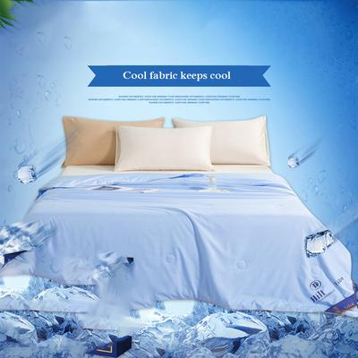 Class A Ice Cream Cool Summer Quilt Air-Conditioned Quilt Core Washable Thin Blanket Ice Silk Cool Fabric Breathable Blanket