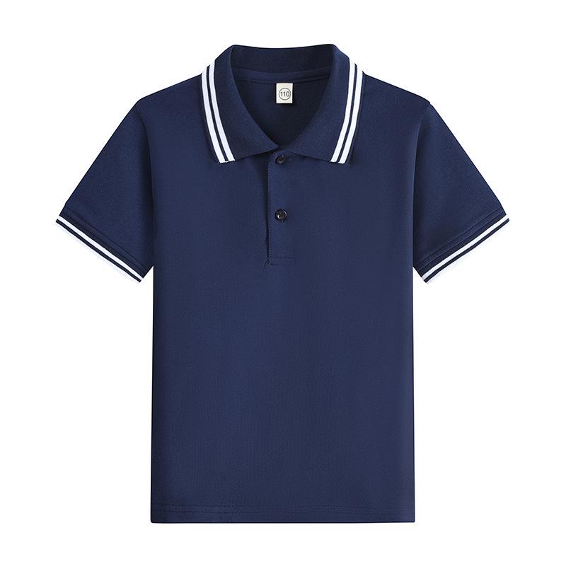 Polo Bianca da Bambino - Manica Corta, Stile Uniforme Scolastico, Leggera per Estate e Primavera.