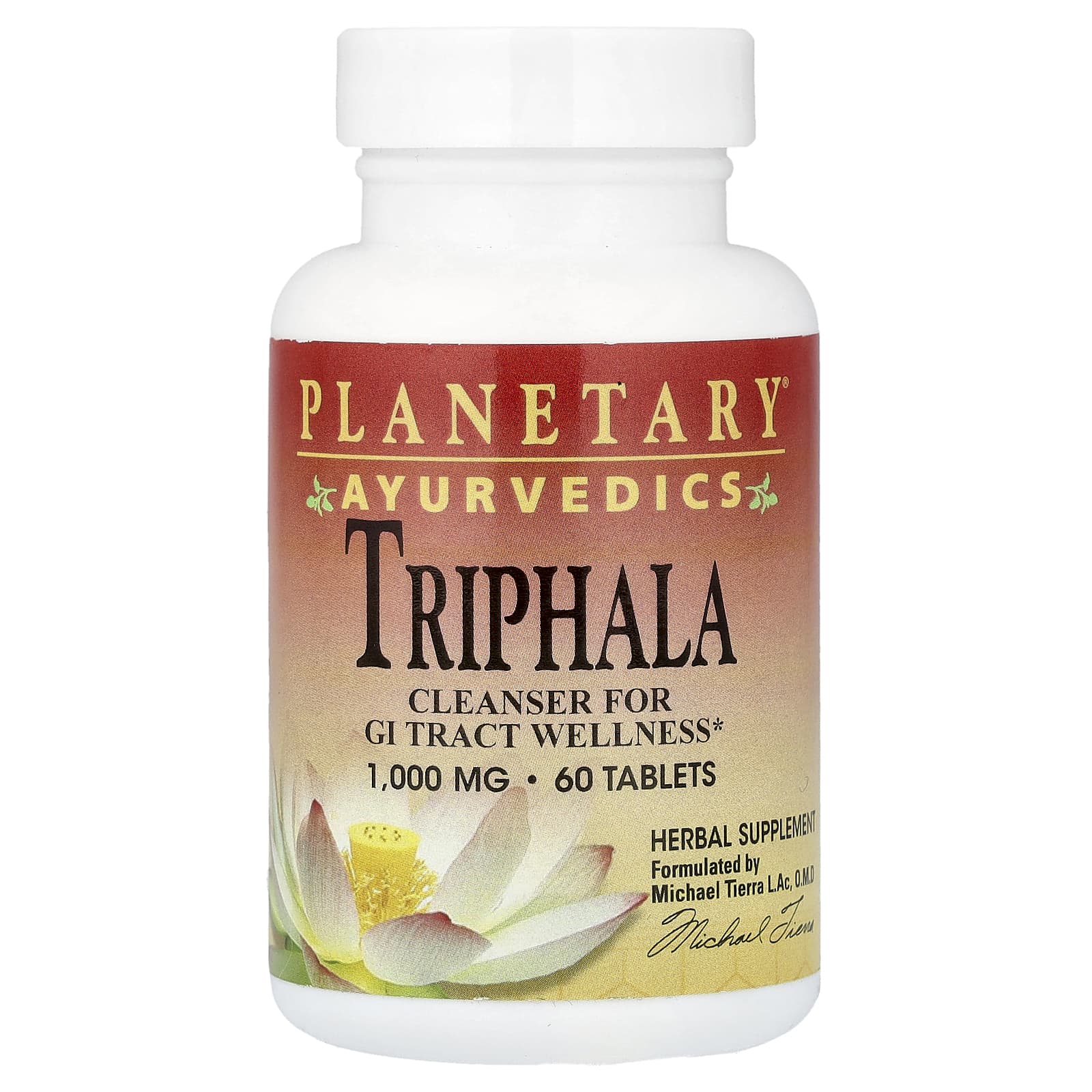 

Planetary Herbals, Ayurvedic, Triphala, 60 Tablets