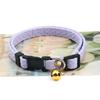 Cat Collar Adjustable Cotton Colored Puppy Collar with Bell for Puppies and Kittens Outdoor Travel To Prevent Lost Pet Collar