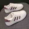 Leather soft-soled white shoes women's shoes spring new versatile board shoes flat casual shoes women's sports shoes