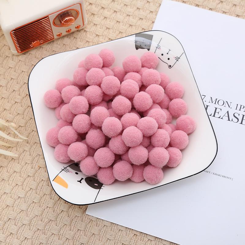 2.5cm High Elastic Plush Balls - Handmade DIY Toys & Decorative Accessories