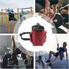 Oxford Cloth Chalk Bag Bucket with Adjustable Durable Rock Climbing Chalk Pouch Waist Belt and Zippered