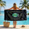 Asciugamano da Spiaggia Sporting CP FC Stampa Asciugatura Rapida Microfibra Assorbente Portatile da Viaggio Asciugamano da Nuoto