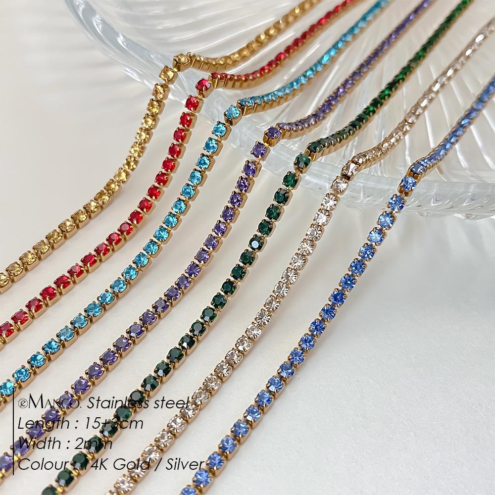 EManco Elegantes Geburtsstein-Tennisarmband mit Zirkonia-Diamanten