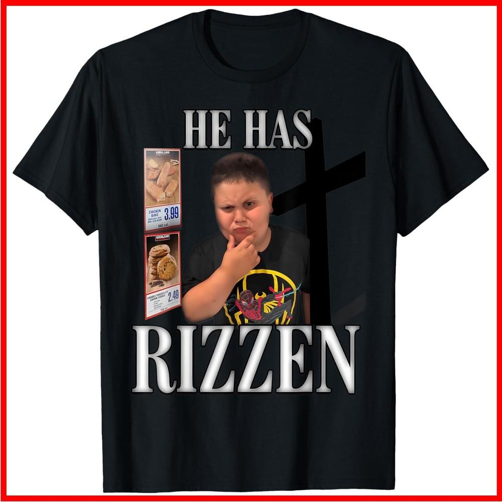 The Rizzlers Costcos Guys He Has Boom Black Cotton T-Shirt Unisex T-Shirt XXXL