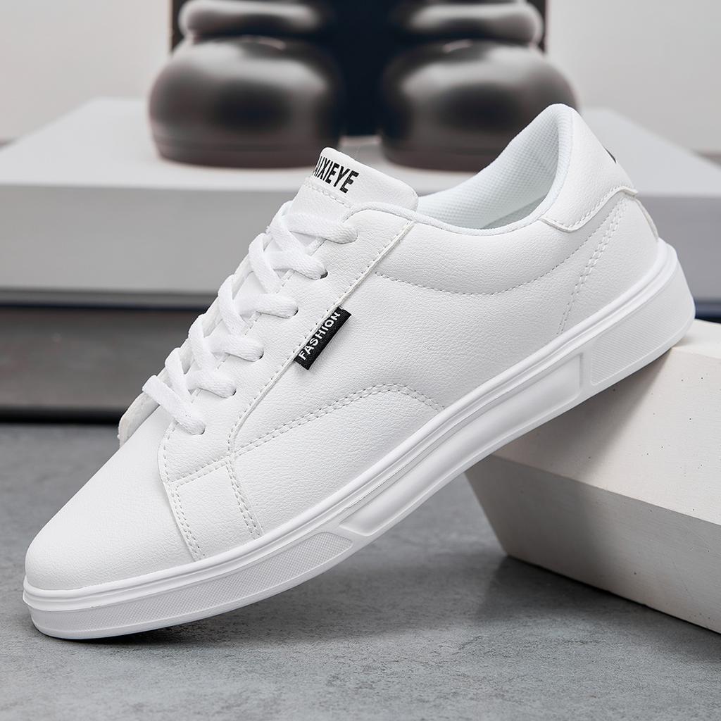 Spring Men Women Shoes Outdoor White Leather Casual Sneaker Summer Sport Running Breathable Walking Flat Female Footwear Fashion
