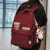 Female Junior High School Student Burgundy Male Backpack High School Student College Student Backpack