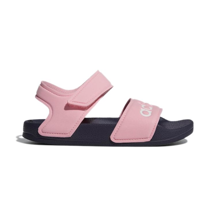 Adidas Adilette Sandal K True Pink Kids Sandals Footwear-White Trace-Blue G26876