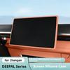 For Changan DEEPAL S7 S07 S05 S09 L07 Silicone Car Navigation Screen Frame Protective Cover Central Control Screen  Accessories